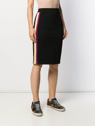 Etoile Isabel Marant Stripe Panel Pencil Skirt