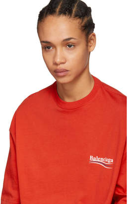 Balenciaga Red Campaign T-Shirt