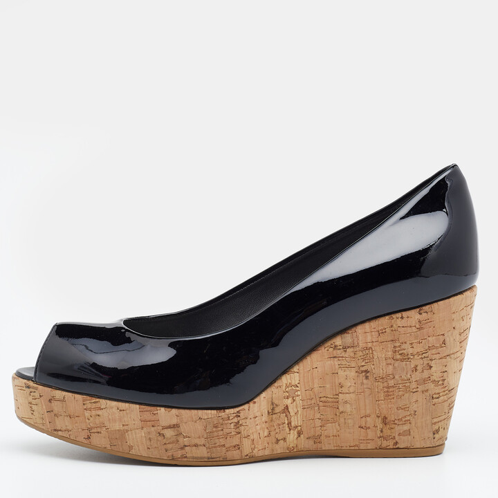 Peep Toe Cork Wedge | Shop The Largest Collection | ShopStyle
