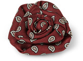 Thumbnail for your product : Charvet Printed Silk Lapel Flower