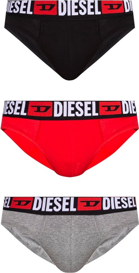 Diesel Branded Three Pack Briefs
