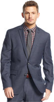Thumbnail for your product : Bar III Carnaby Collection Slim-Fit Mid-Blue Texture Jacket