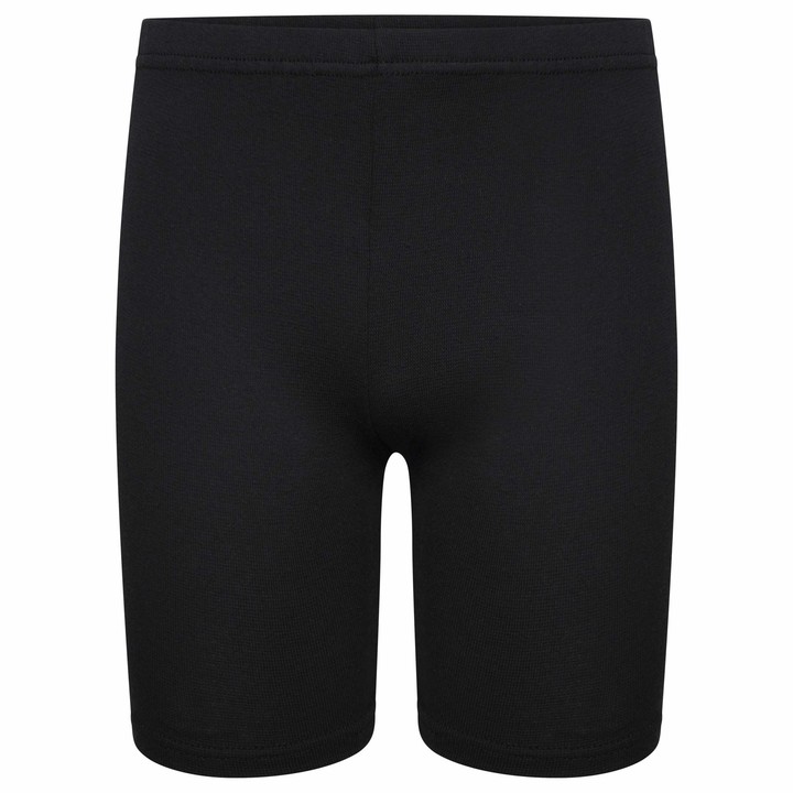 Lyallpur Girls Kids Stretch Cycling Cotton Shorts PE School Uniform