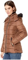 Thumbnail for your product : YMI Snobbish Polyfill Puffer Jacket w/ Faux Fur Trim Hood and Pop Zippers (Tobacco) Women's Clothing