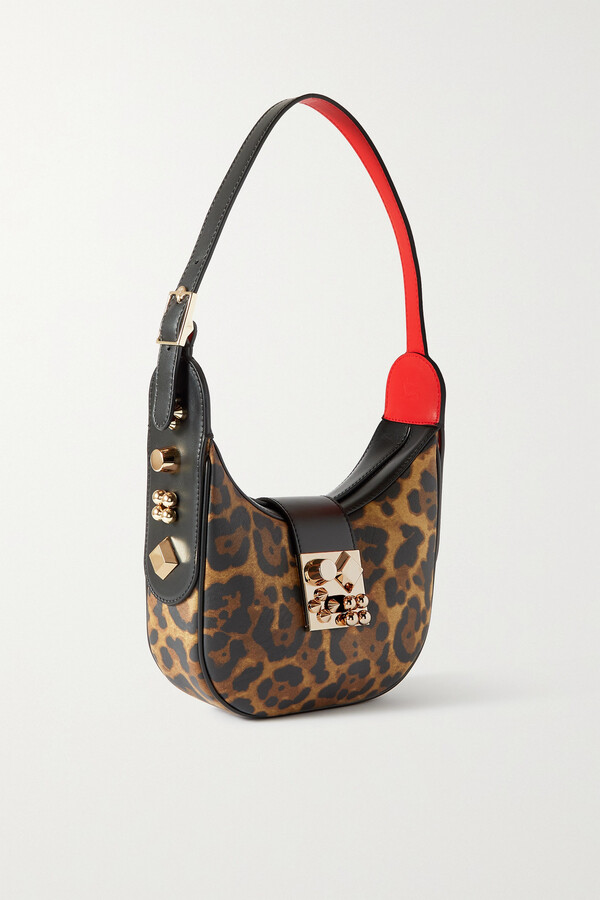 Cabachic Small Leopard Print Tote Bag in Multicoloured - Christian Louboutin