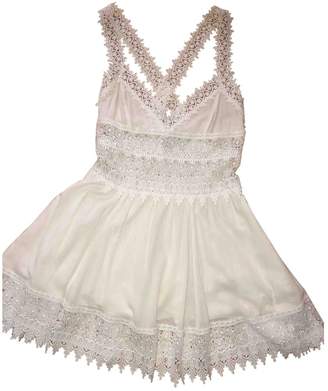 Charo Ruiz Ibiza White Cotton Dress for Women