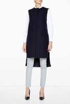 Thumbnail for your product : Victoria Beckham Sleeveless Boiled Wool Coat