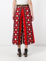 Thumbnail for your product : Valentino Cuban flower print palazzo pants