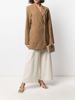 Thumbnail for your product : Harris Wharf London Wide-Leg Cropped Trousers