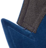 Thumbnail for your product : Gucci Royal-Blue Slim-Fit Stretch Cotton and Modal-Blend Velvet Blazer - Men - Blue
