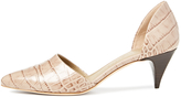 Thumbnail for your product : Jenni Kayne Croc Embossed Leather d'Orsay Pump