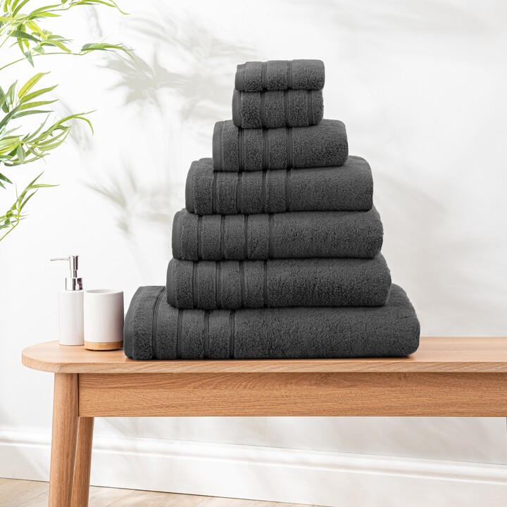 Dunelm Ultimate Towel Dark Grey Dark Grey ShopStyle