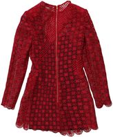 Thumbnail for your product : Self-Portrait Red Guipure Lace Dress