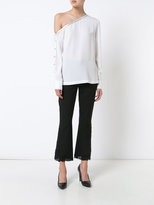 Thumbnail for your product : Yigal Azrouel asymmetric shoulders longsleeved blouse