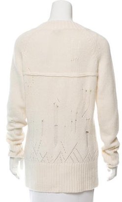Chris Benz Distressed Cashmere Sweater