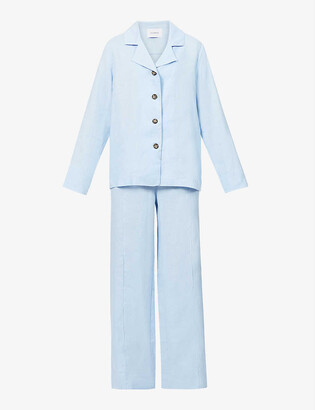 Sleeper Long-sleeved linen pyjama set