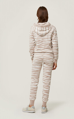 Soia & Kyo VERONA sustainable zebra print cuffed sweatpants