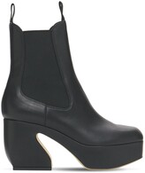 Thumbnail for your product : Si Rossi 85mm Platform Leather Ankle Boots