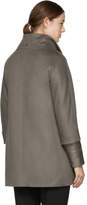 Thumbnail for your product : Herno Taupe Short Cashmere Coat