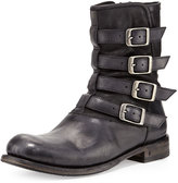 Thumbnail for your product : John Varvatos Engineer 4-Buckle Boot, Black
