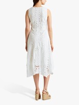 Thumbnail for your product : Ralph Lauren Ralph Venansia Lace Voile Hanky Hem Dress, White