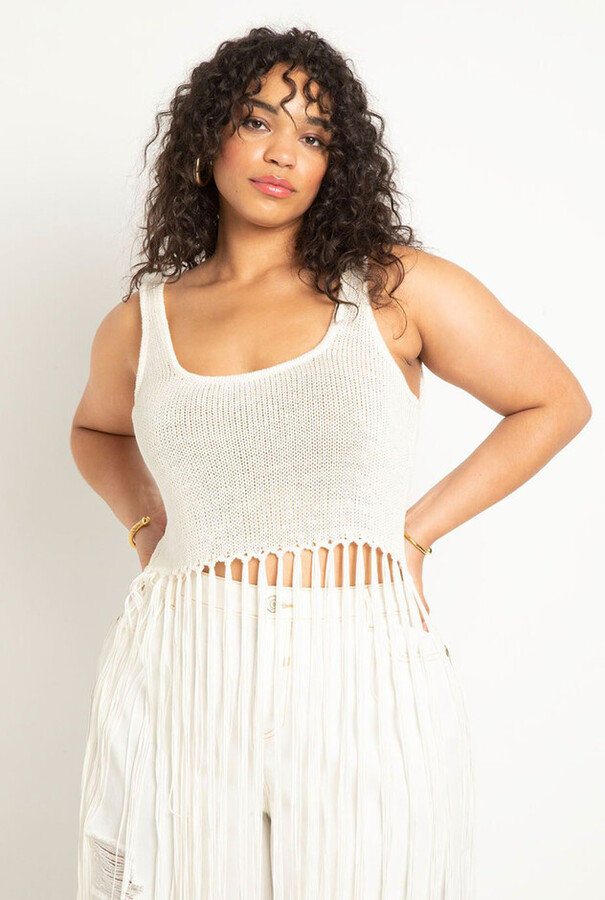 Fringe Sweater Tank