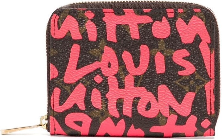 Louis Vuitton Zippy Coin Purse Canvas Wallet (pre-owned) in Pink
