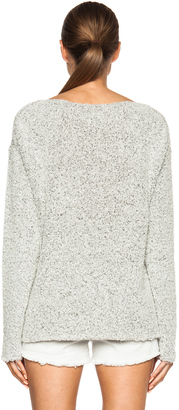 Nili Lotan Ballet Neck Cotton-Blend Sweater