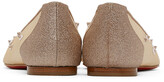 Thumbnail for your product : Christian Louboutin Beige Degra Flats