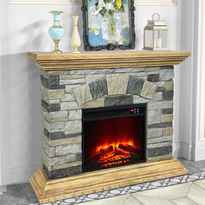Andover Mills Iseminger 40" Electric Fireplace