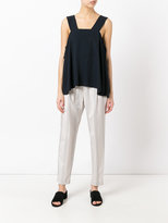 Thumbnail for your product : Fabiana Filippi striped pants - women - Spandex/Elastane/Viscose - 40
