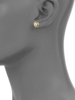 Thumbnail for your product : David Yurman Infinity Earrings with Pearls in Gold