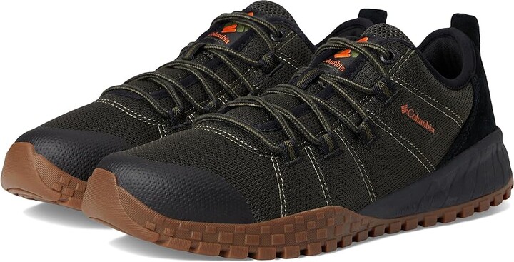 Columbia Fairbanks Low Men's Climbing Shoes Deep Olive/Desert Sun : 15 D - Medium, Rubber/Suede