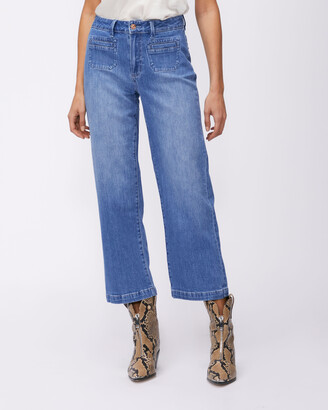 Paige Nellie - Adley - ShopStyle Cropped Jeans