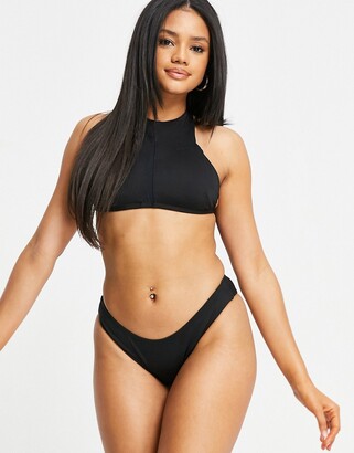 Nike Swimming Onyx bikini bottoms in iridescent black - ShopStyle Two Piece Swimsuits