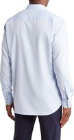Thumbnail for your product : Maceoo Einstein Soft Blue Textured Contemporary Fit Button-Up Shirt