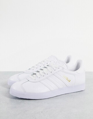 Adidas Gazelle Leather Trainers | Shop the world's largest collection of  fashion | ShopStyle UK