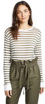 Thumbnail for your product : alexanderwang.t Striped Slub Jersey Tee