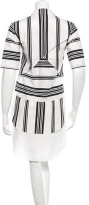 Derek Lam 10 Crosby Striped Button-Up Dress