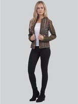 Thumbnail for your product : M&Co Izabel patchwork open front jacket