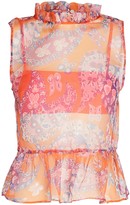 Thumbnail for your product : STAUD Val Sleeveless Paisley Top