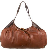 Thumbnail for your product : Henry Beguelin Leather Drawstring Bag