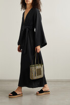 Thumbnail for your product : Mara Hoffman + Net Sustain Blair Belted Organic Cotton Maxi Dress - Black