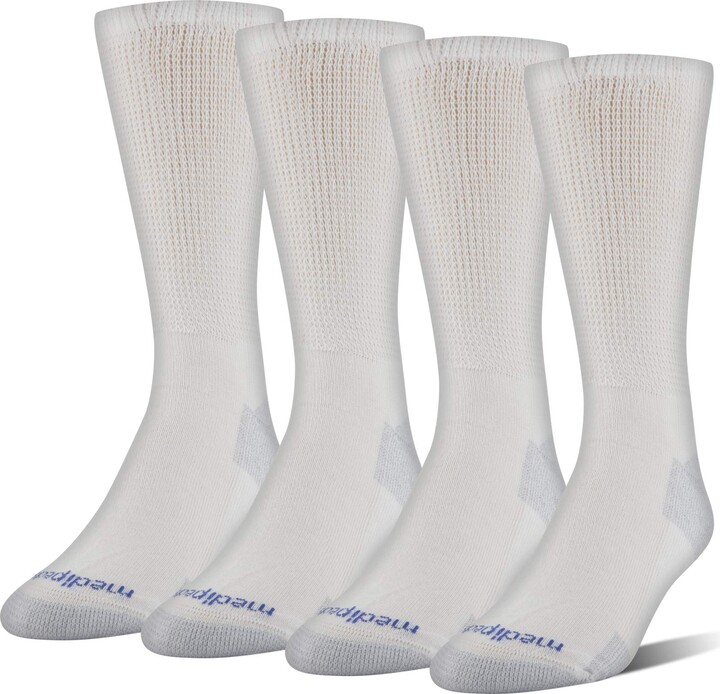 MediPeds Men's Nanoglide Crew Socks - ShopStyle