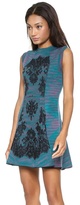 Thumbnail for your product : M Missoni Space Dye Dress with Lace Overlay