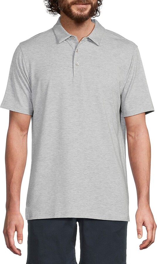 American Heritage Short Sleeve Heathered Polo Shirt