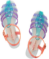 Thumbnail for your product : Webster Sophia Violeta vinyl and leather sandals