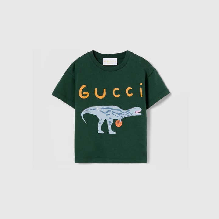 Gucci Baby cotton T-shirt with print
