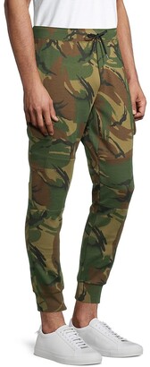 double knit cargo jogger trouser