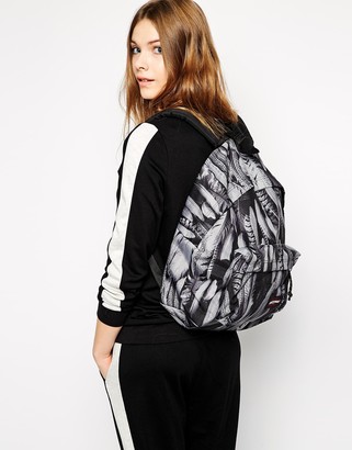 Eastpak Padded Pak'r in Feather Print Backpack